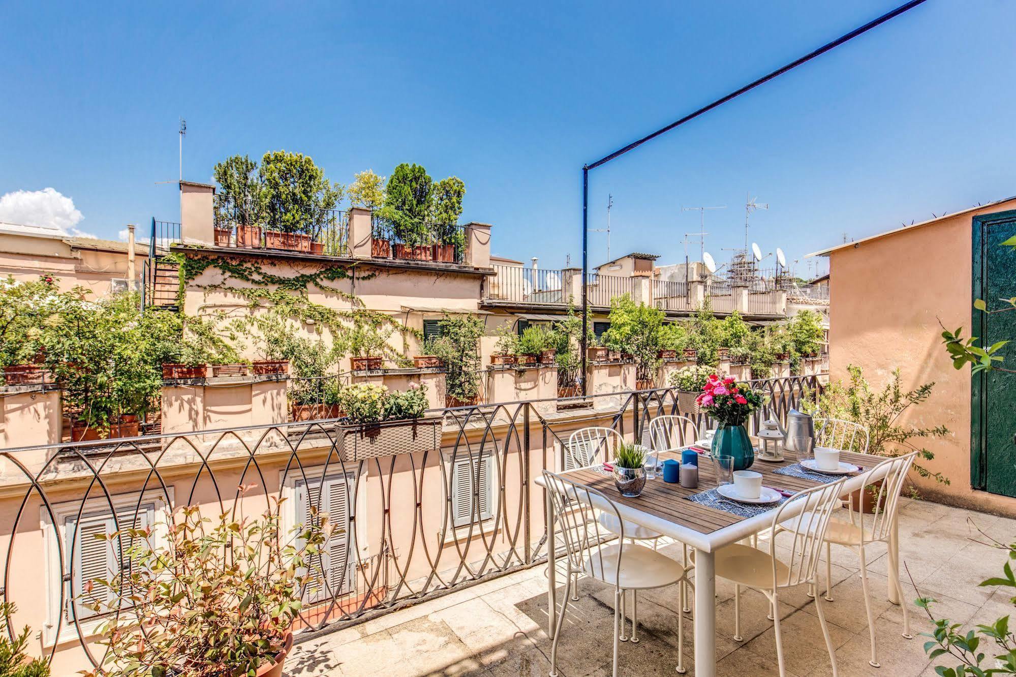 Aweshomeitaly - Spagna Glamour Life Penthouse Roma Eksteriør bilde