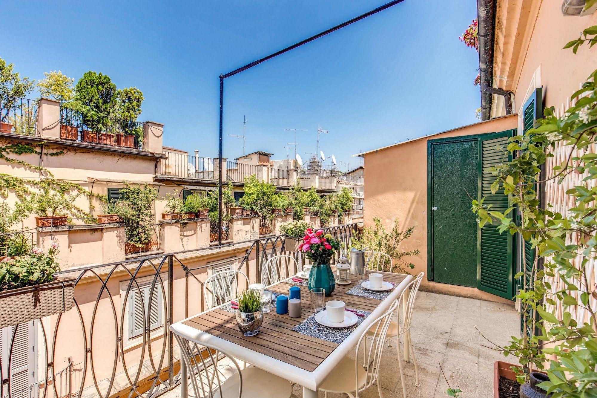 Aweshomeitaly - Spagna Glamour Life Penthouse Roma Eksteriør bilde